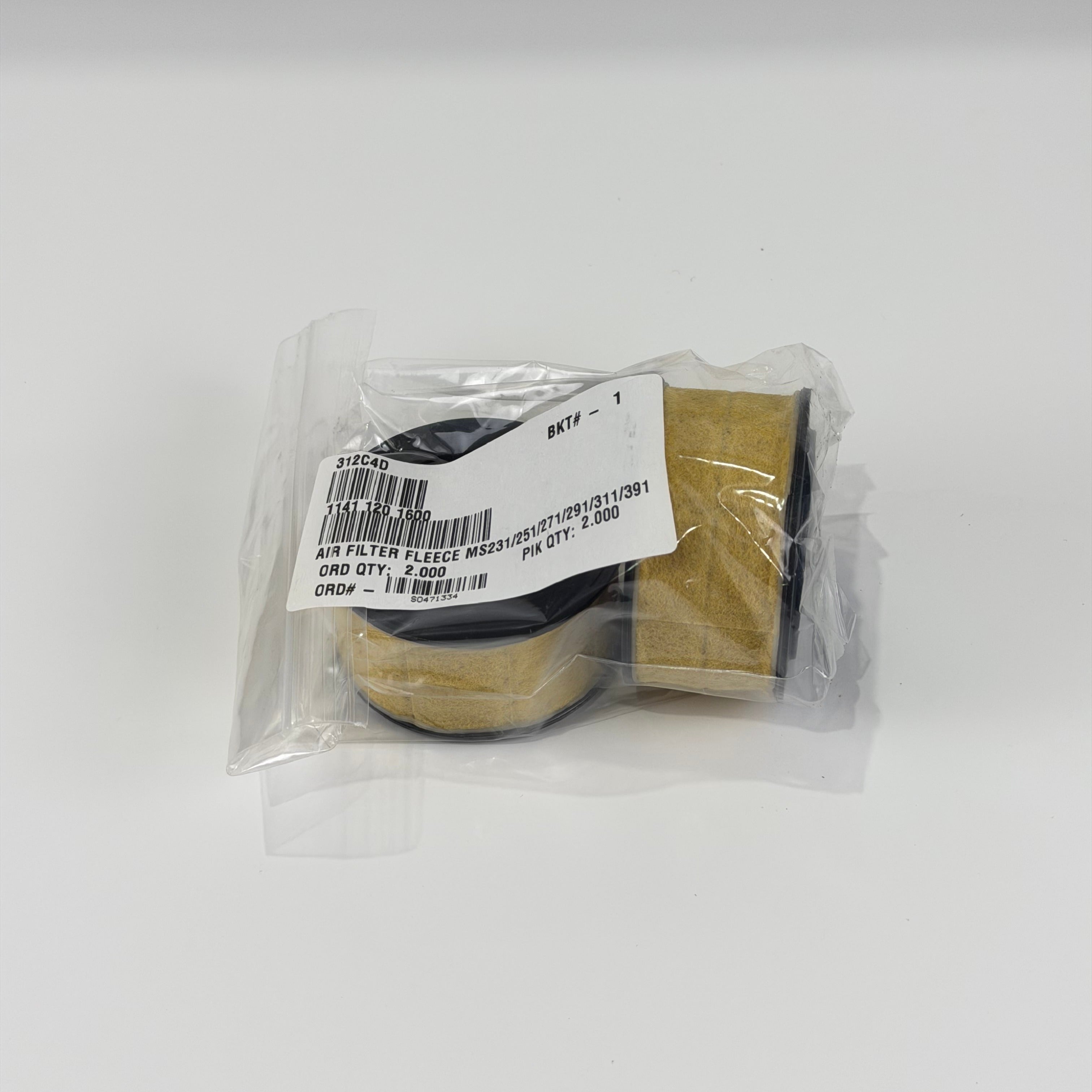 Stihl 1141 120 1600 - AIR FILTER, FLEECE