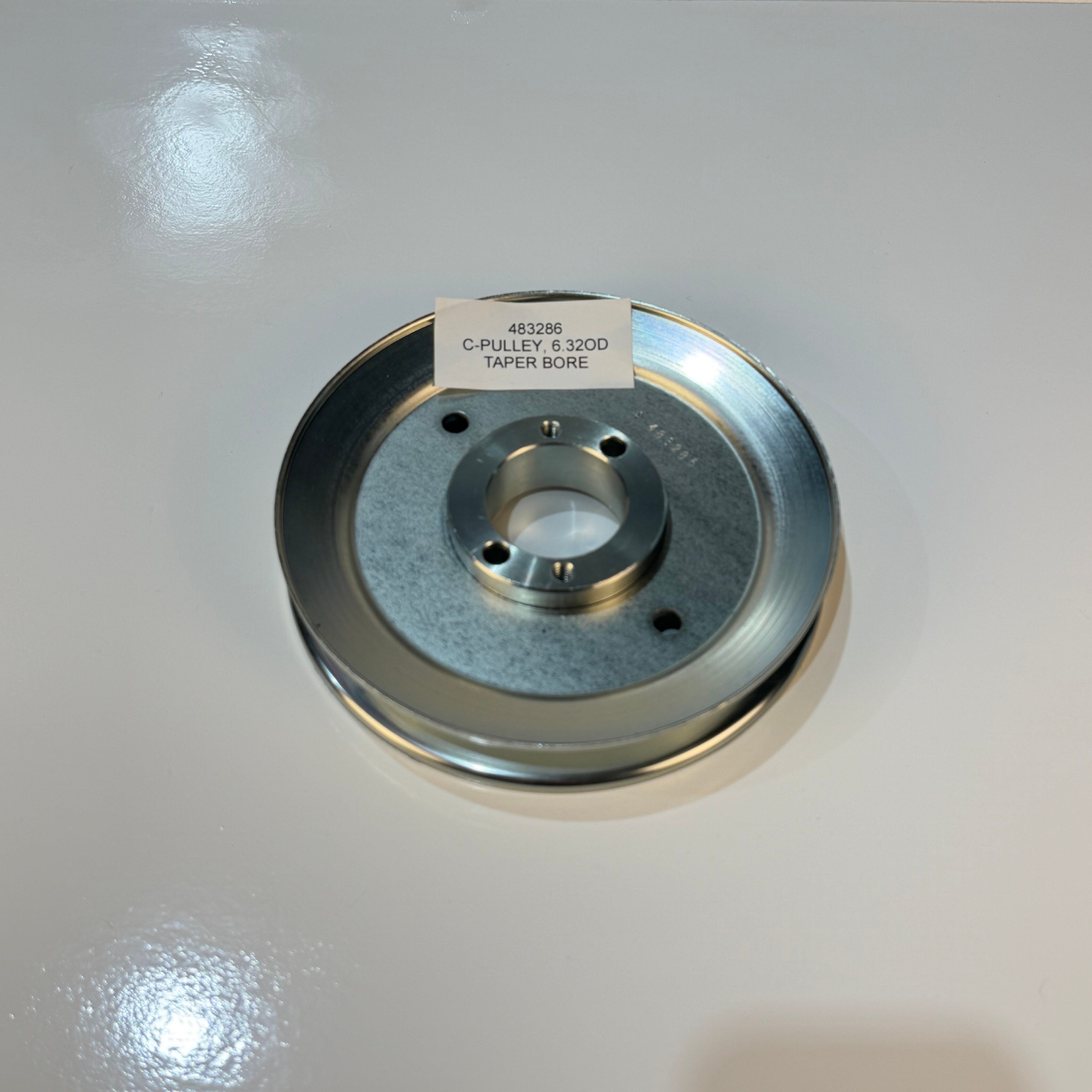 SCAG  483286 - PULLEY 6.32 OD - TAPER BORE