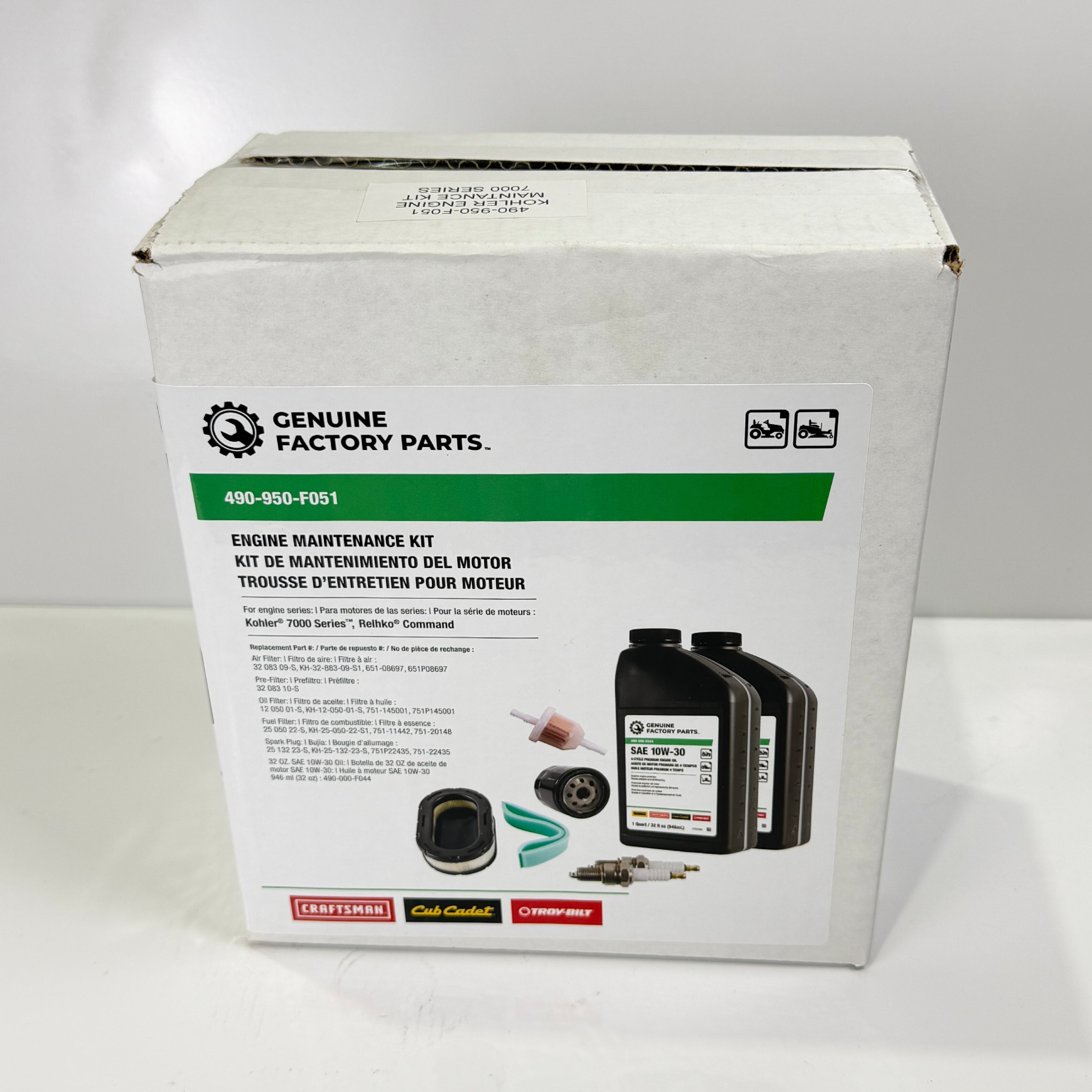 Cub Cadet 490-950-F051 - MAINTENANCE KIT, KOHLER 7000 SERIES ENGINES