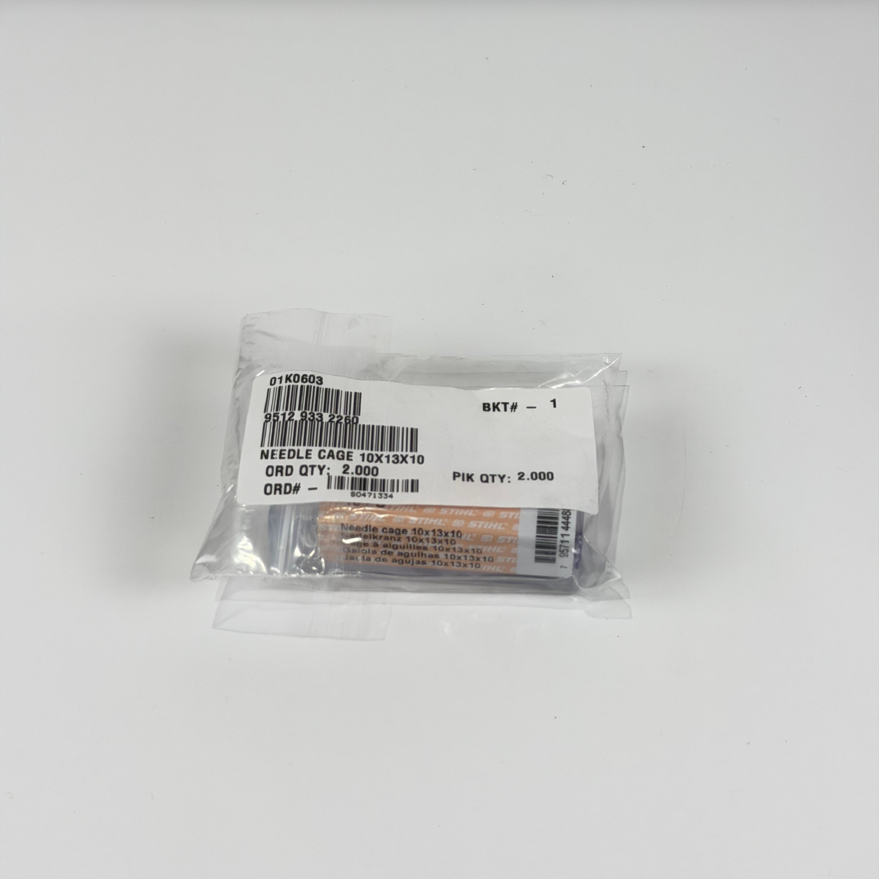 Stihl 9512 933 2260 - NEEDLE CAGE 10X13X10